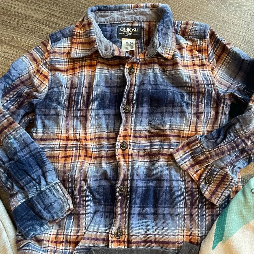 Boys 4T Bundle of long sleeve tops Carters H&M Cat & Jack Osh Kosh B’Gosh